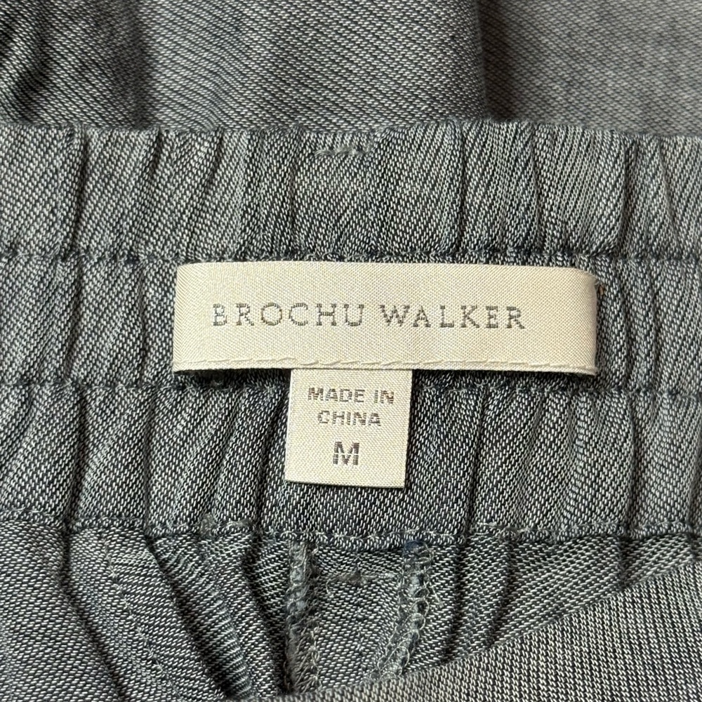 Brochu Walker 100% Linen Wide-Leg Capri Pants size M - Picture 4 of 11